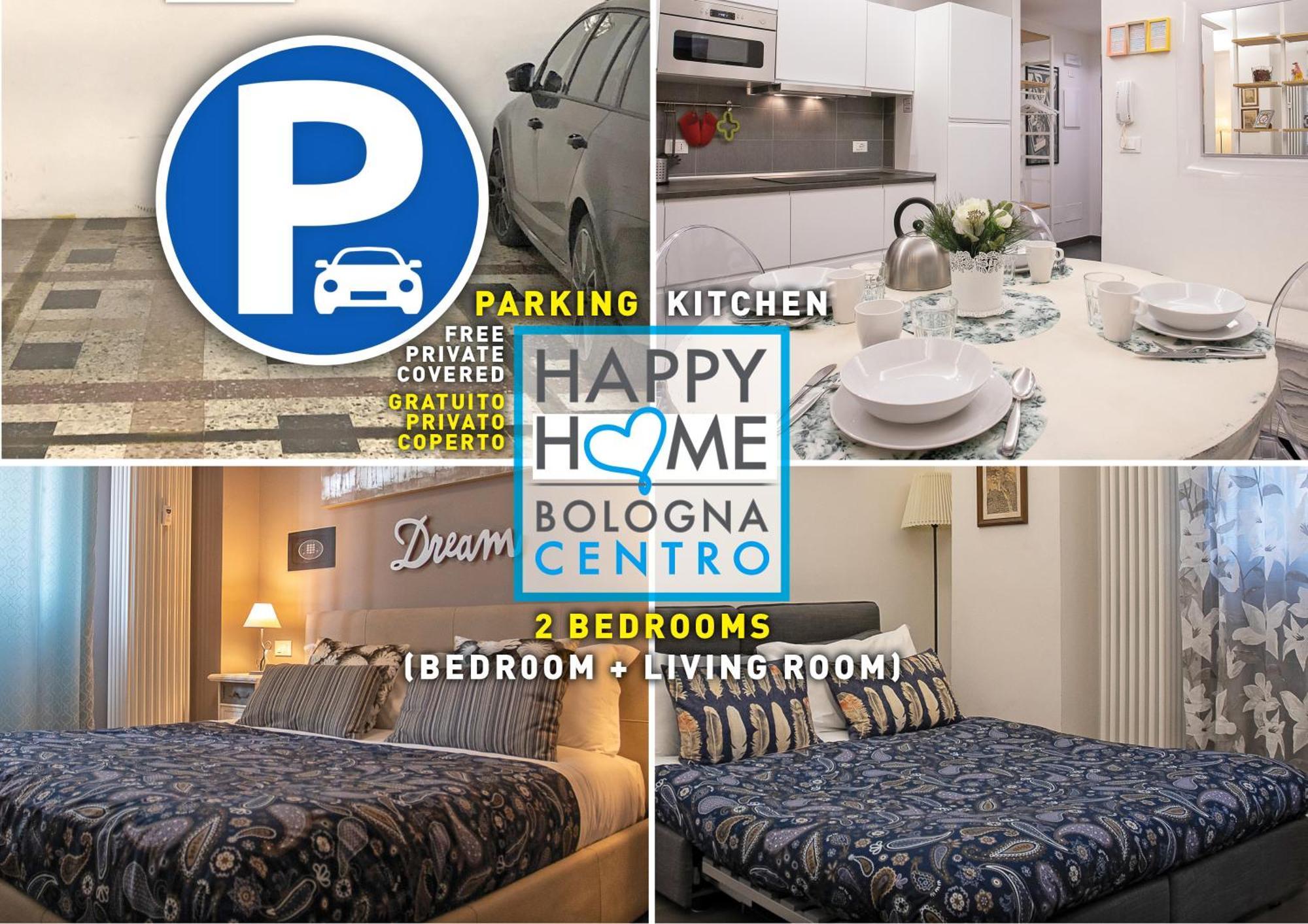 Happy Home Bo Centro Free Private Parking Bolonya Dış mekan fotoğraf